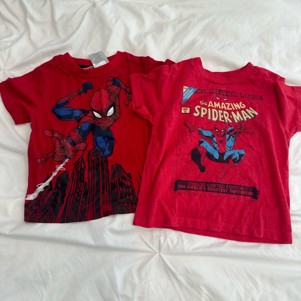 Marvel Spider-Man tshirts toddler boy 3T